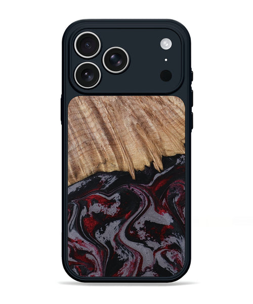 iPhone 17 Pro Max Wood Phone Case - Meyer (Red, 805282)