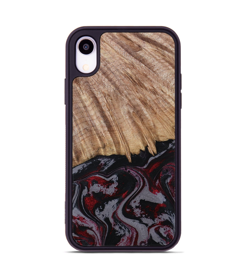 iPhone Xr Wood Phone Case - Meyer (Red, 805282)