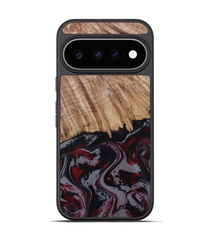 Pixel 11 Pro Wood Phone Case - Meyer (Red, 805282)