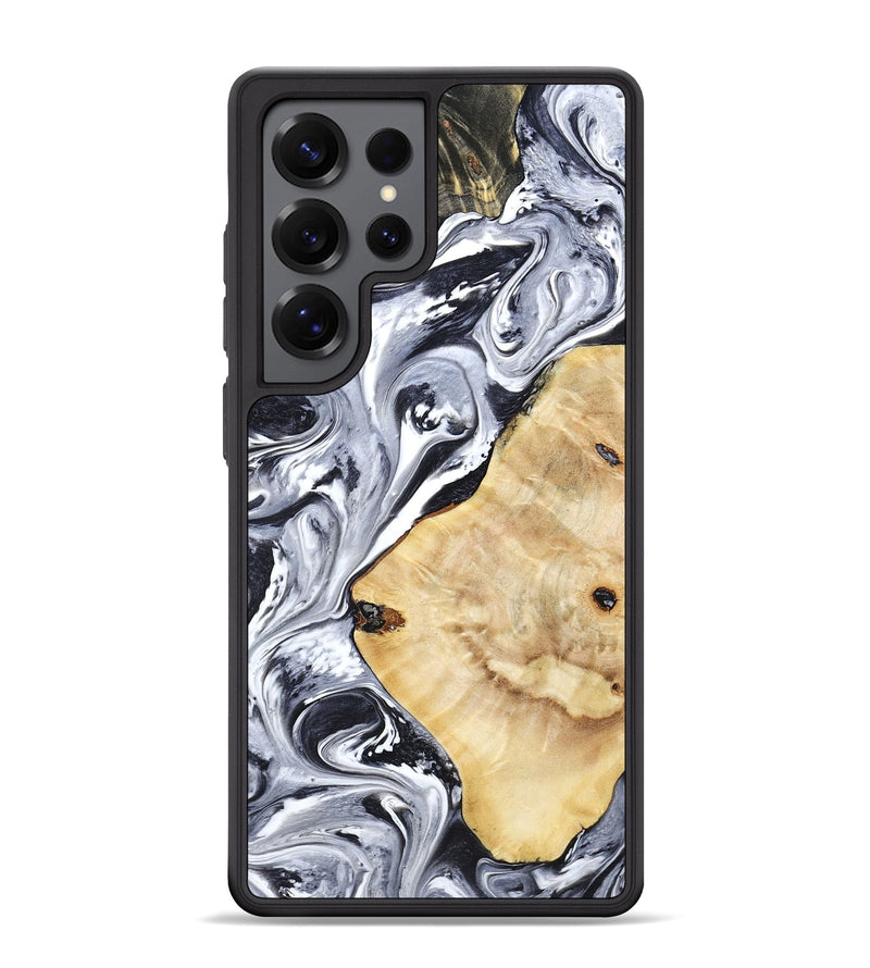 Galaxy S25 Ultra Wood Phone Case - Candace (Black & White, 805285)