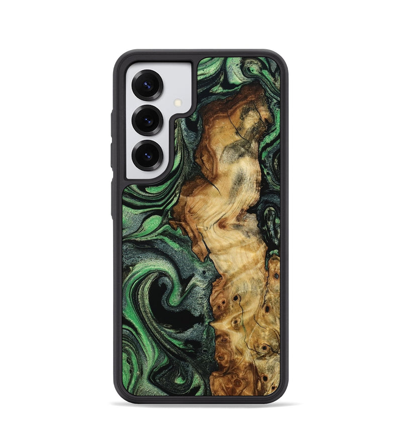 Galaxy S25 Wood Phone Case - Harlan (Green, 805286)