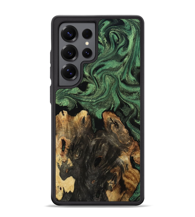Galaxy S25 Ultra Wood Phone Case - Elva (Green, 805288)