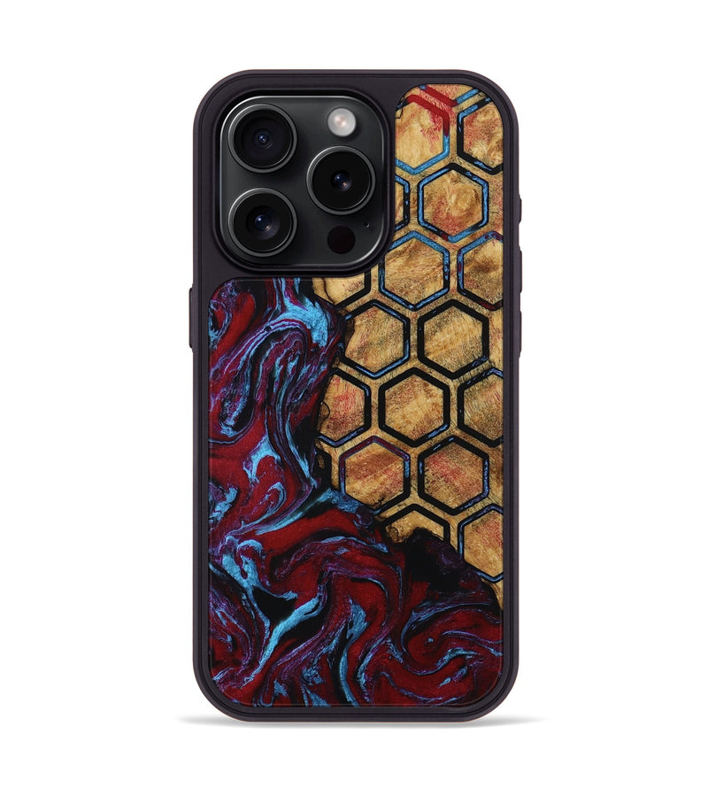 iPhone 15 Pro Wood Phone Case - Etha (Pattern, 805297)