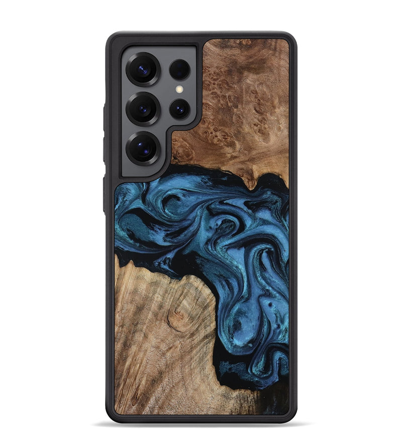 Galaxy S25 Ultra Wood Phone Case - Annabel (Blue, 805323)