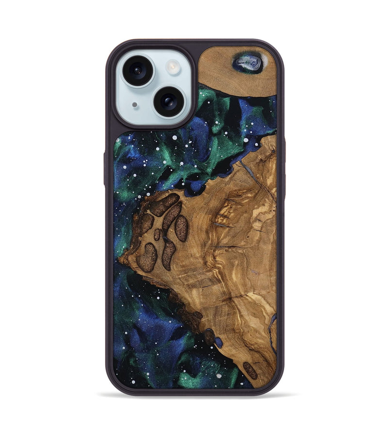 iPhone 15 Wood Phone Case - Rio (Ancient Olive, 805329)