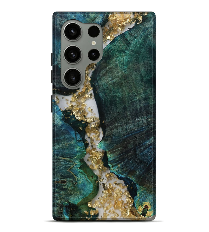 Galaxy S24 Ultra Wood Live Edge Phone Case - Ransom (Metallic, 805347)