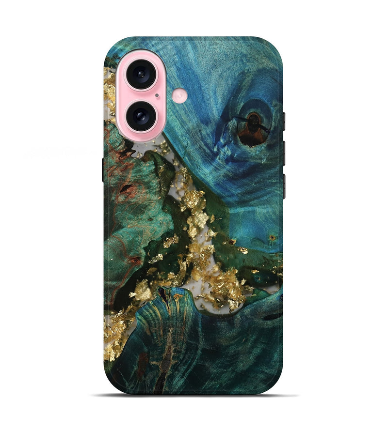 iPhone 17 Wood Live Edge Phone Case - Pierre (Clear, 805360)