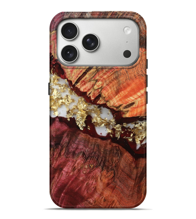 iPhone 17 Pro Max Wood Live Edge Phone Case - Berkley (Double Dyed, 805373)