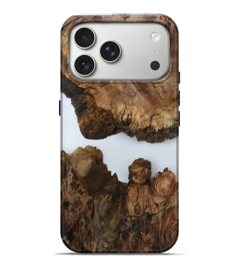 iPhone 17 Pro Max Wood Live Edge Phone Case - Ella (Clear, 805376)