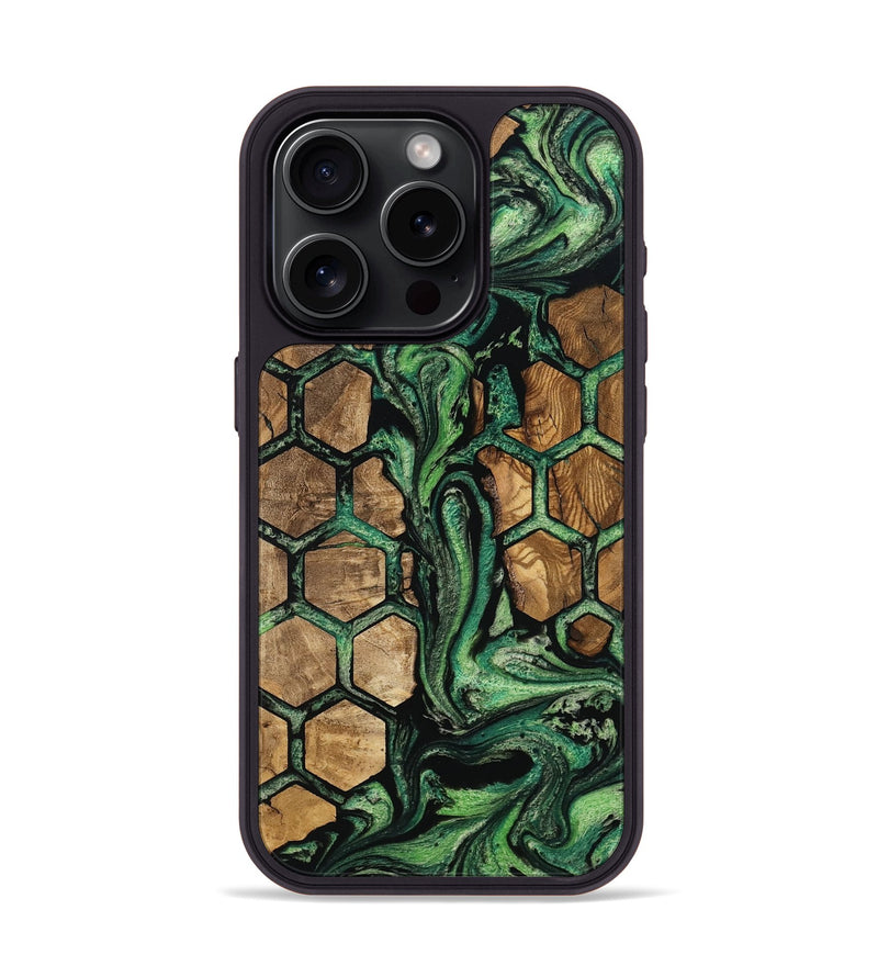 iPhone 15 Pro Wood Phone Case - Wylie (Pattern, 805394)