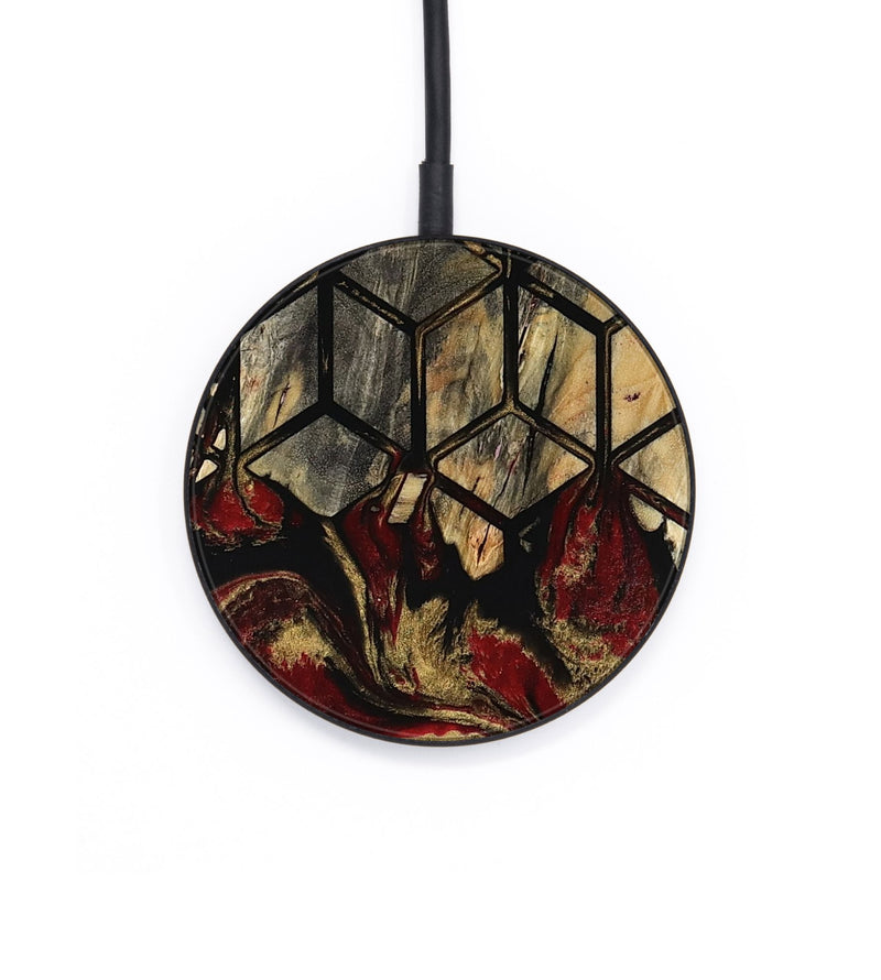 Circle Wood Wireless Charger - Melvina (Pattern, 805433)