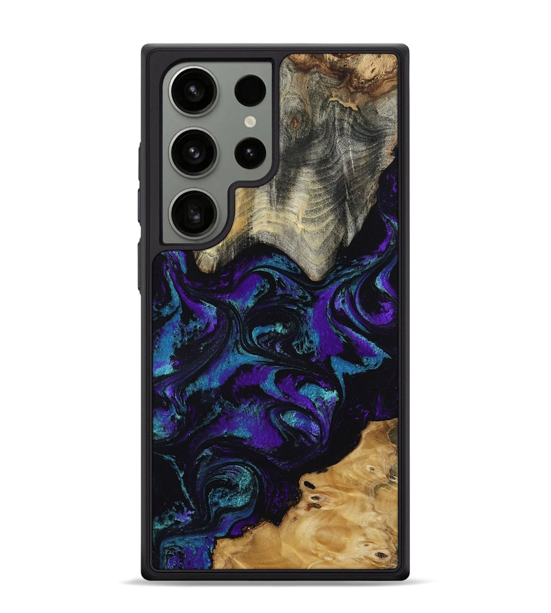 Galaxy S24 Ultra Wood Phone Case - Crissy (Purple, 805468)
