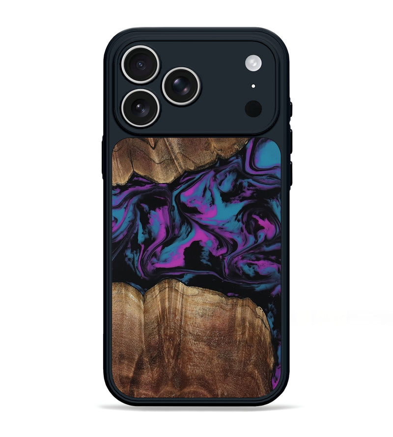 iPhone 17 Pro Max Wood Phone Case - Jazmyn (Purple, 805470)