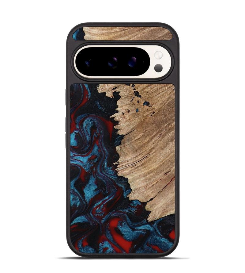 Pixel 9 Pro Wood Phone Case - June (Red, 805476)