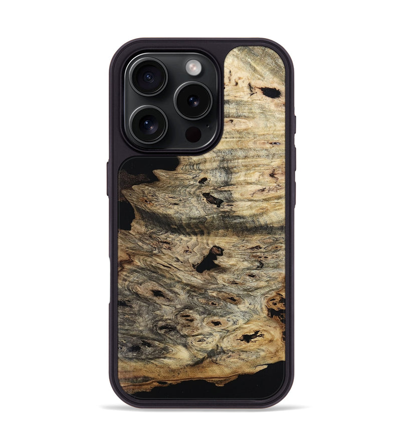 iPhone 16 Pro Wood Phone Case - Fannie (Wood Burl, 805515)