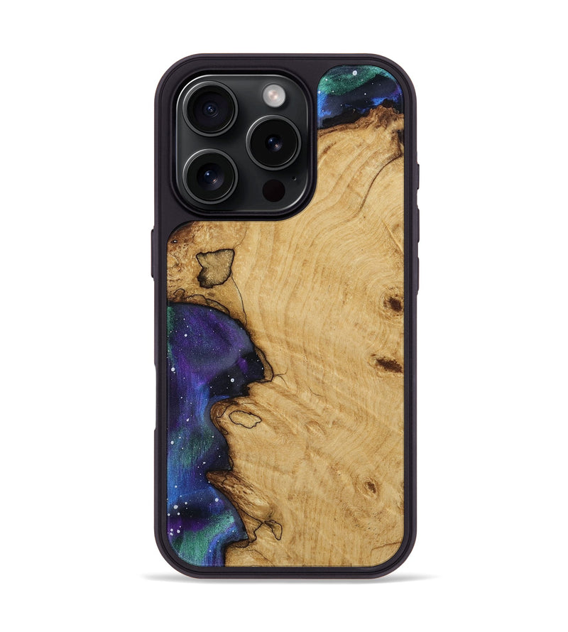 iPhone 16 Pro Wood Phone Case - Iyanna (Ancient Olive, 805528)