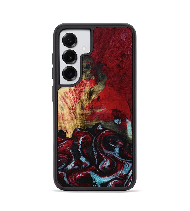 Galaxy S25 Wood Phone Case - Aldo (Red, 805555)
