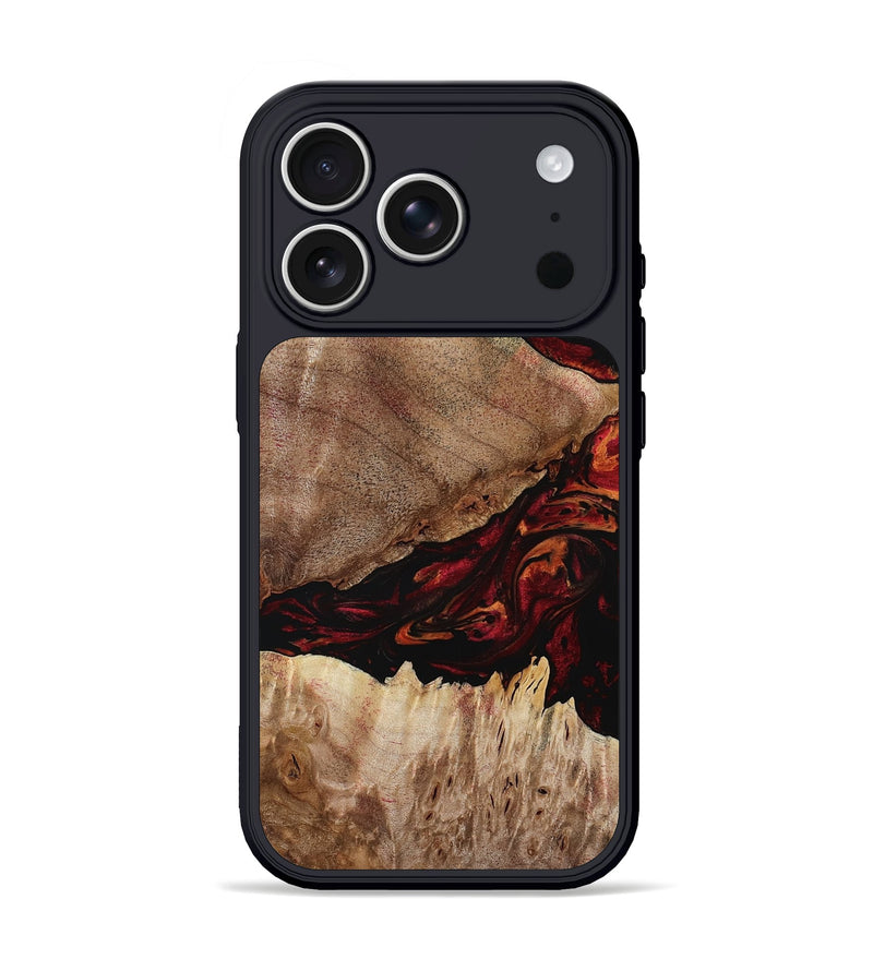 iPhone 17 Pro Wood Phone Case - Keith (Red, 805557)