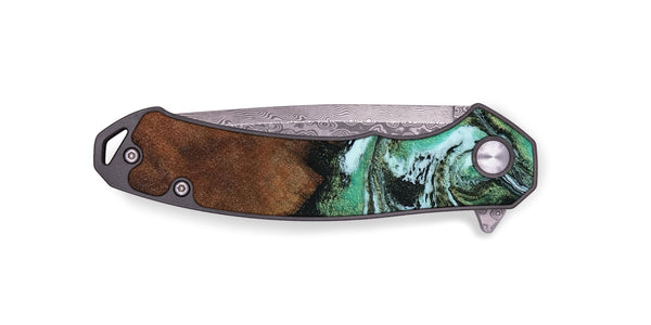 EDC Wood Pocket Knife - Rhodes (Green, 805561)