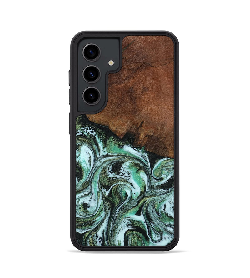 Galaxy S24 Wood Phone Case - Rhodes (Green, 805561)