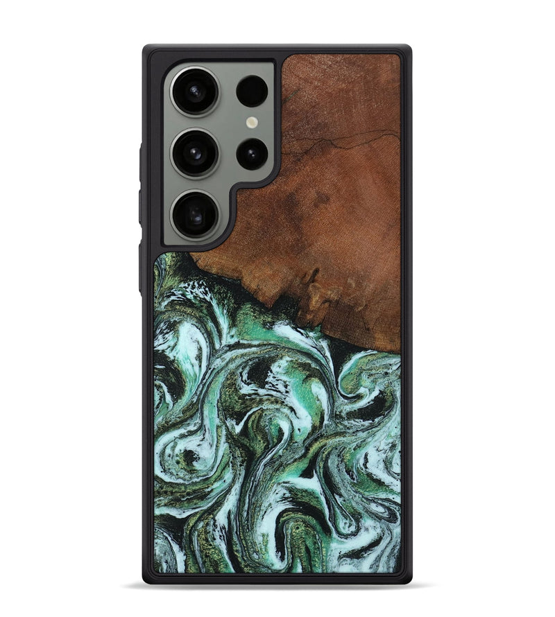 Galaxy S24 Ultra Wood Phone Case - Rhodes (Green, 805561)