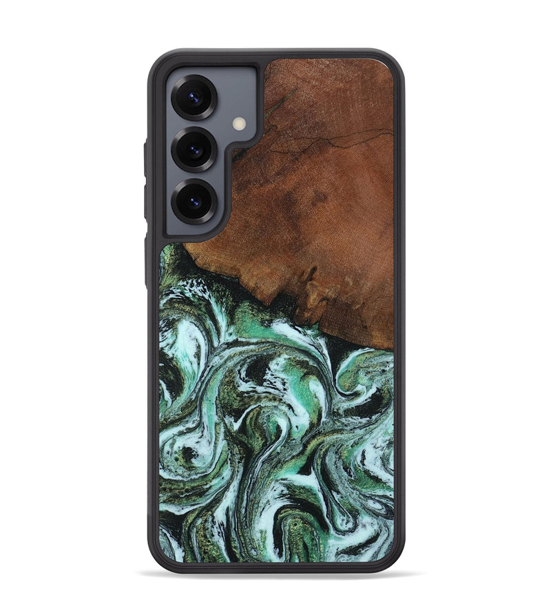 Galaxy S25 Plus Wood Phone Case - Rhodes (Green, 805561)