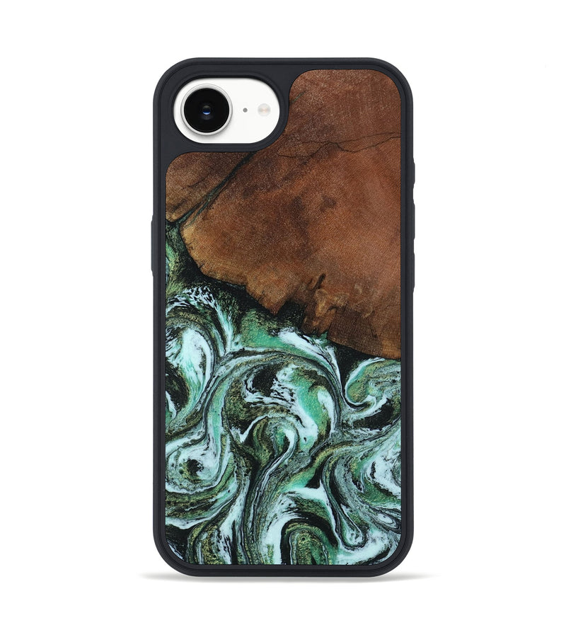iPhone 16e Wood Phone Case - Rhodes (Green, 805561)