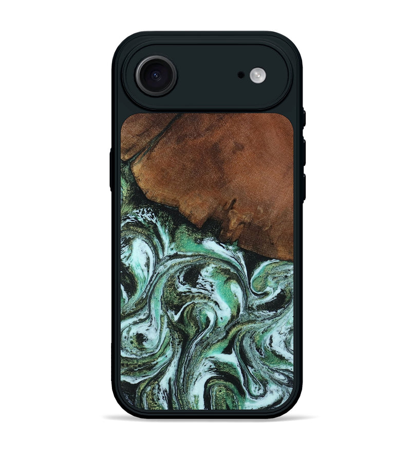 iPhone 17 Air Wood Phone Case - Rhodes (Green, 805561)