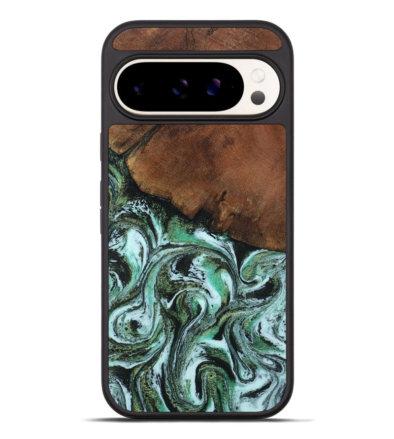 Pixel 9 Pro XL Wood Phone Case - Rhodes (Green, 805561)