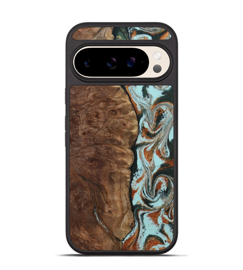 Pixel 10 Pro Wood Phone Case - Lesa (Green, 805562)