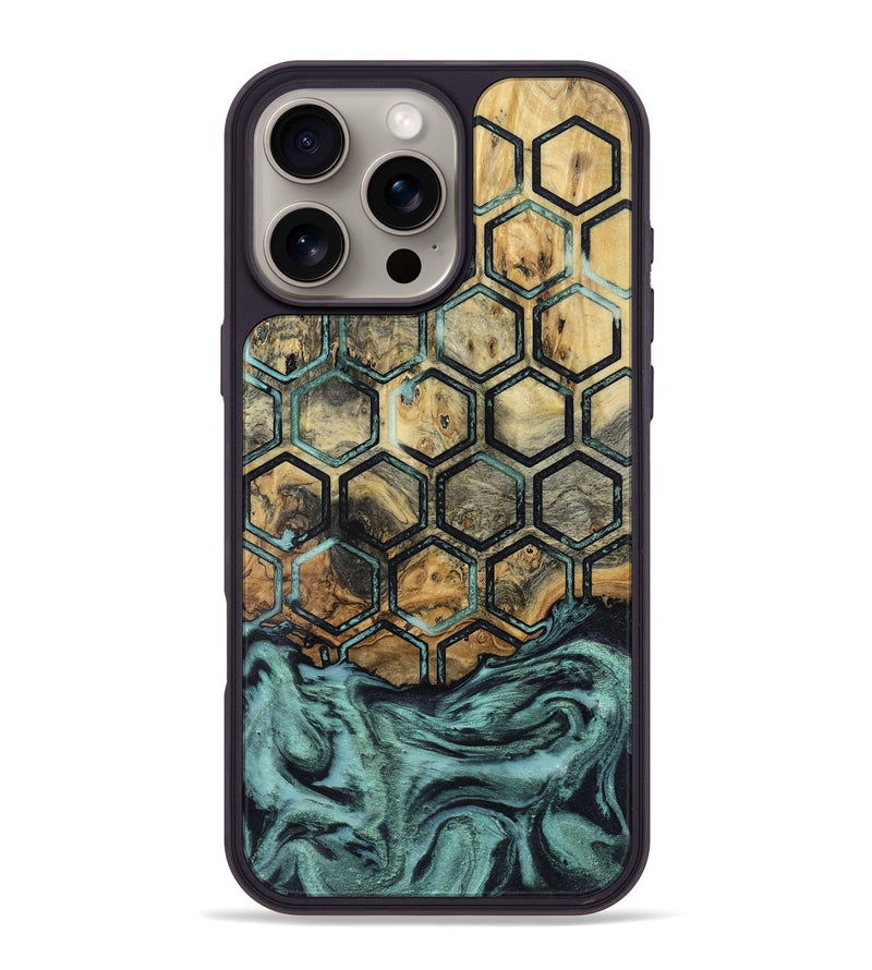iPhone 16 Pro Max Wood Phone Case - Clay (Pattern, 805571)