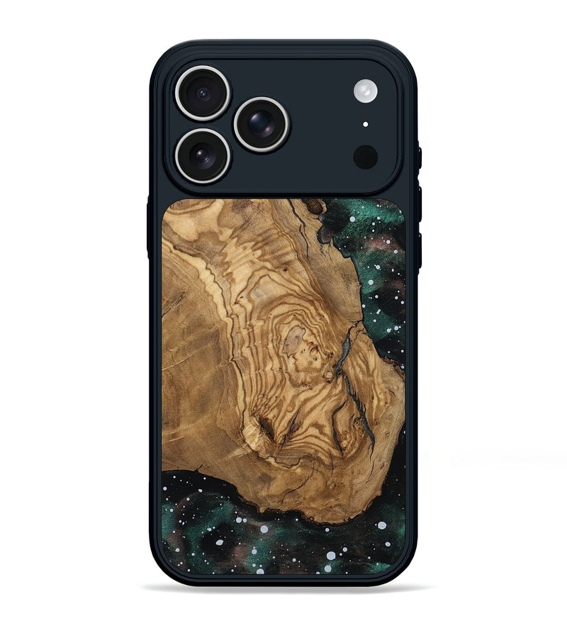iPhone 17 Pro Max Wood Phone Case - Ena (Ancient Olive, 805606)
