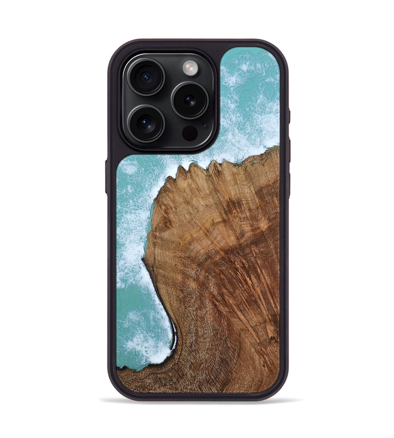 iPhone 15 Pro Wood Phone Case - Mariam (Coastal, 805610)