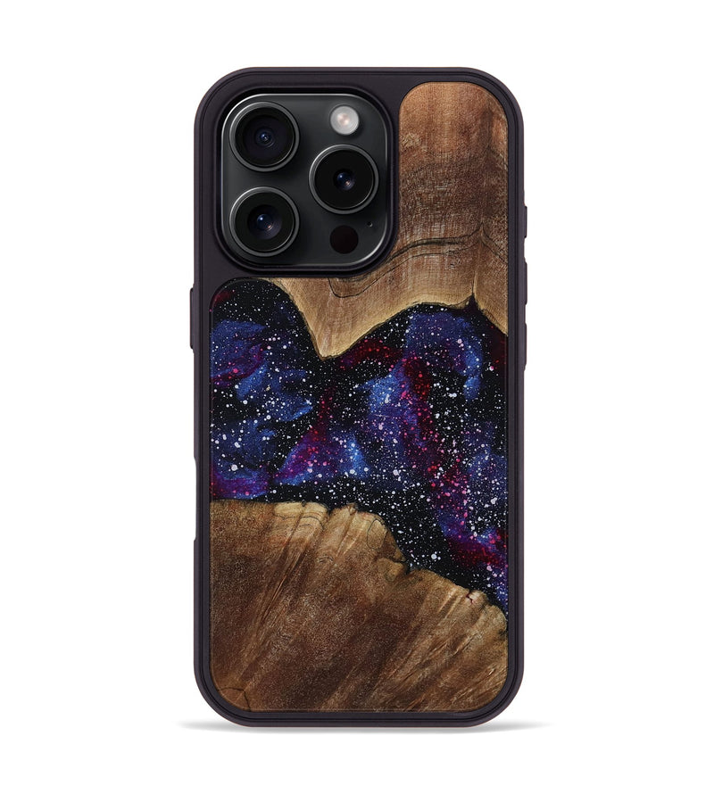 iPhone 16 Pro Wood Phone Case - Karon (Cosmos, 805631)