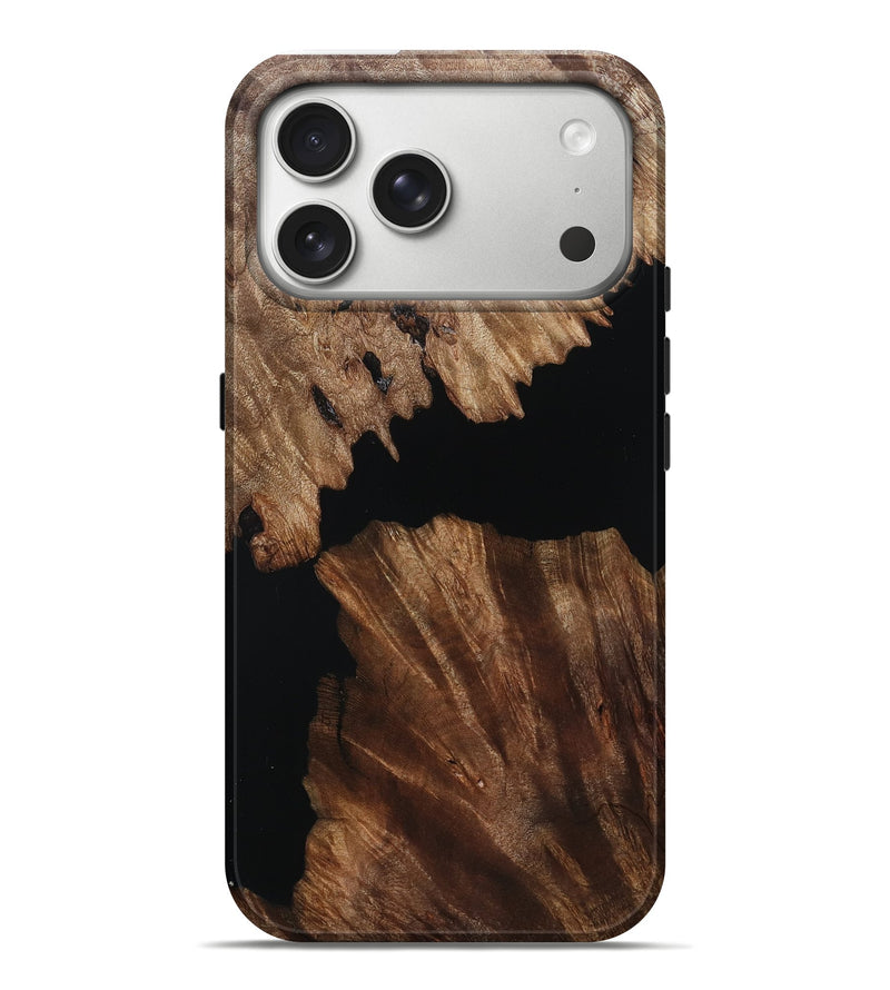 iPhone 17 Pro Max Wood Live Edge Phone Case - Helene (Wood Burl, 805644)