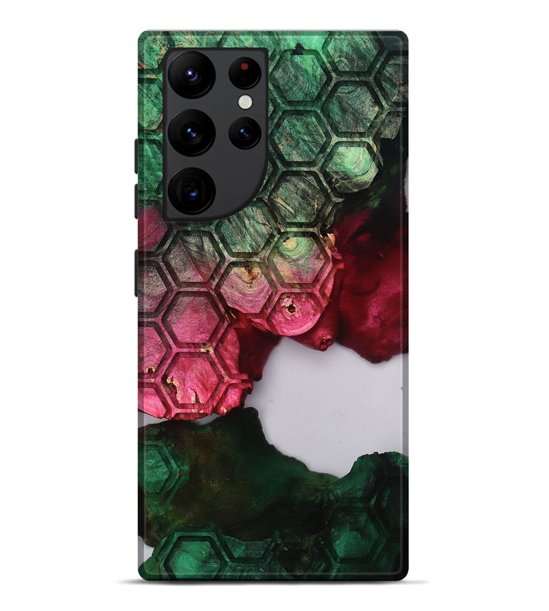 Galaxy S22 Ultra Wood Live Edge Phone Case - Keara (Clear, 805650)
