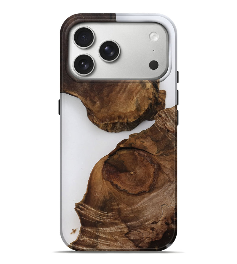 iPhone 17 Pro Max Wood Live Edge Phone Case - Sylvie (Clear, 805654)