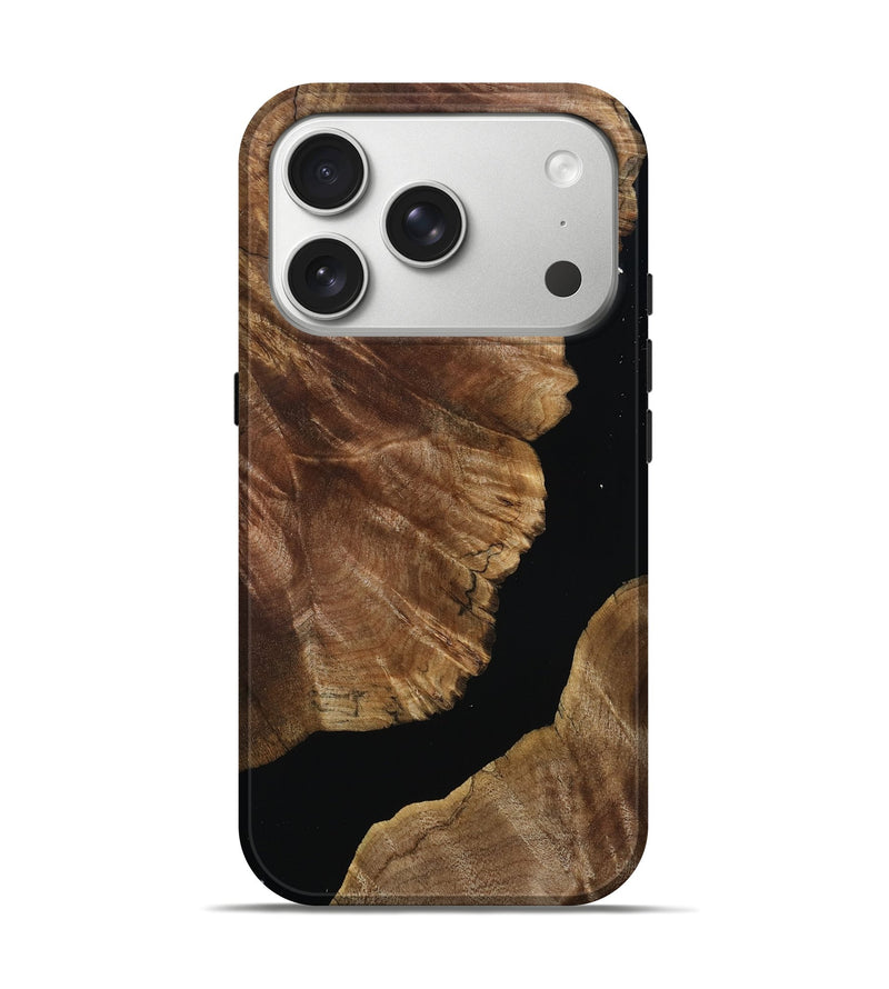 iPhone 17 Pro Wood Live Edge Phone Case - Mohamed (Wood Burl, 805656)