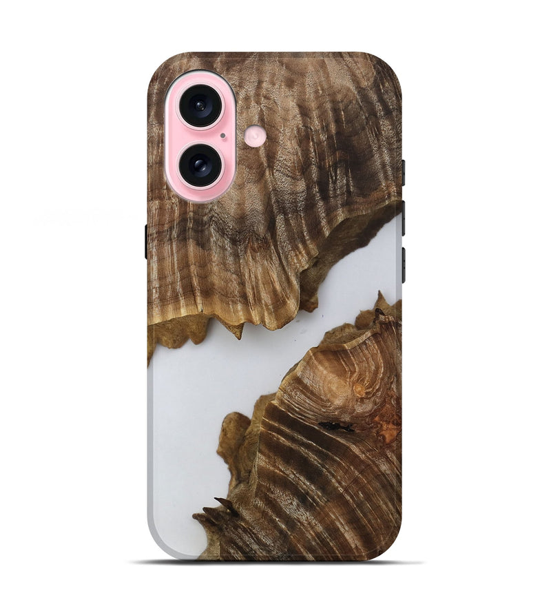 iPhone 17 Wood Live Edge Phone Case - Taja (Clear, 805667)