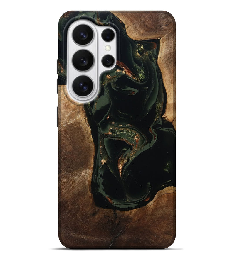 Galaxy S26 Ultra Wood Live Edge Phone Case - Delmer (Green, 805668)