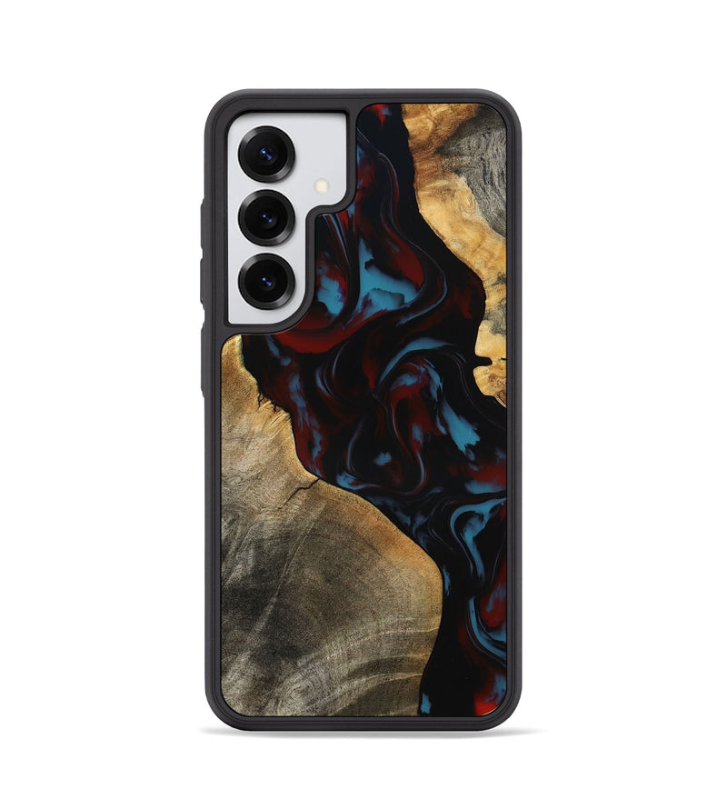 Galaxy S25 Wood Phone Case - Hulda (Red, 805766)