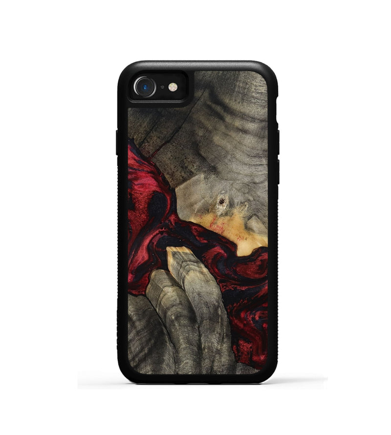 iPhone SE Wood Phone Case - Eliseo (Red, 805767)