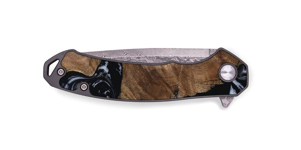 EDC Wood Pocket Knife - Olivia (Black & White, 805777)