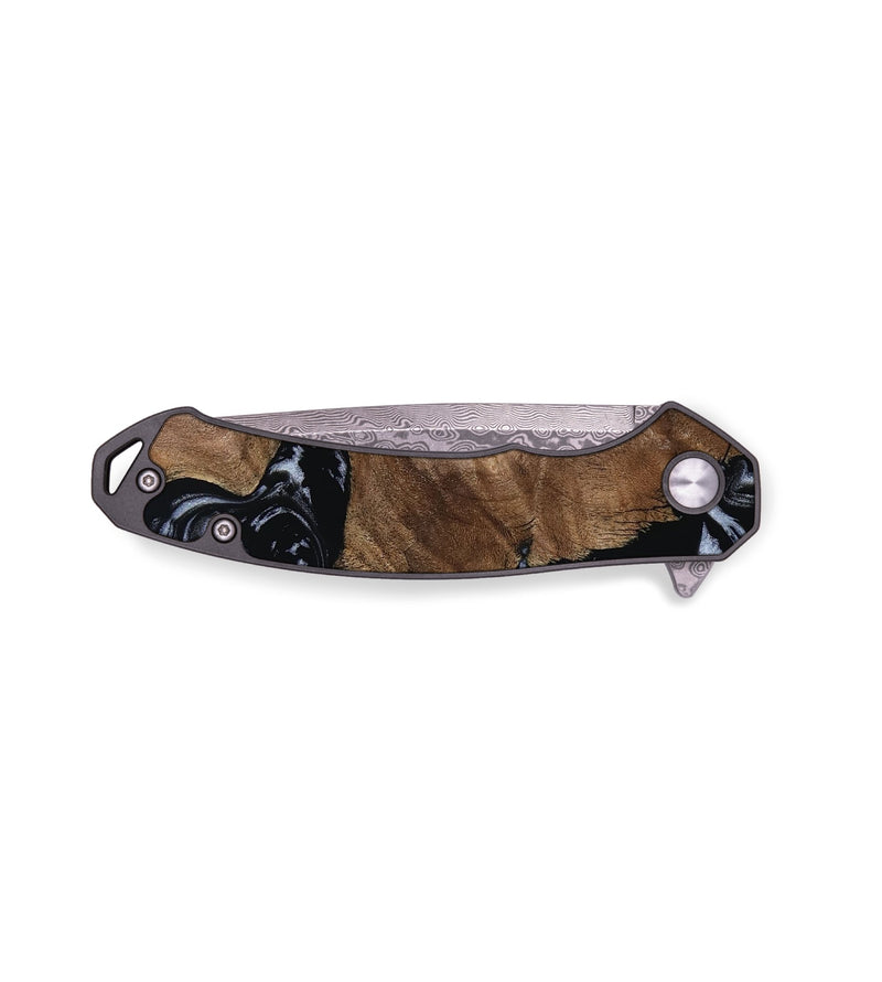 EDC Wood Pocket Knife - Olivia (Black & White, 805777)