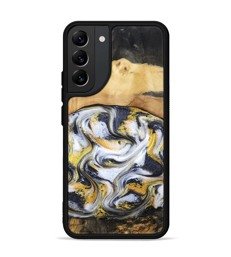 Galaxy S22 Plus Wood Phone Case - Cullen (Black & White, 805778)