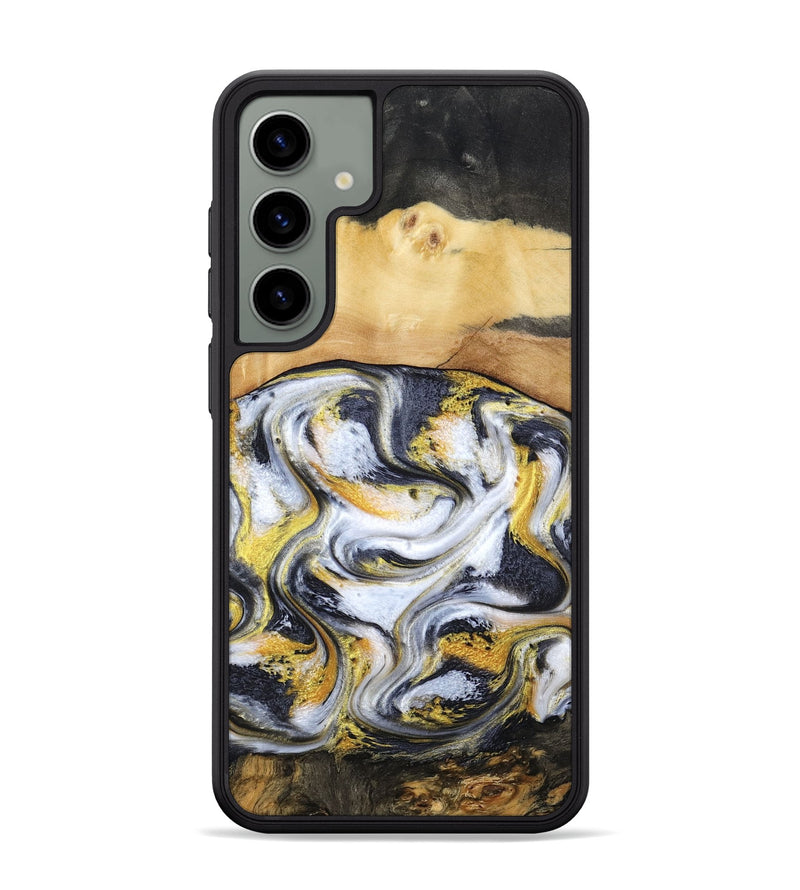 Galaxy S24 Plus Wood Phone Case - Cullen (Black & White, 805778)