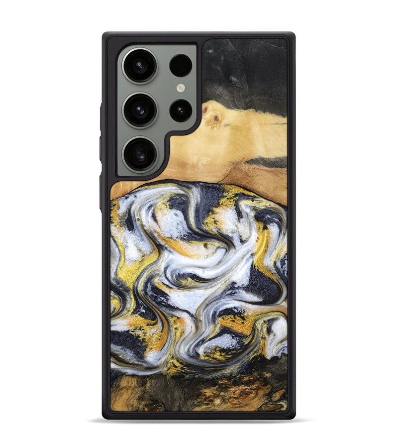 Galaxy S24 Ultra Wood Phone Case - Cullen (Black & White, 805778)