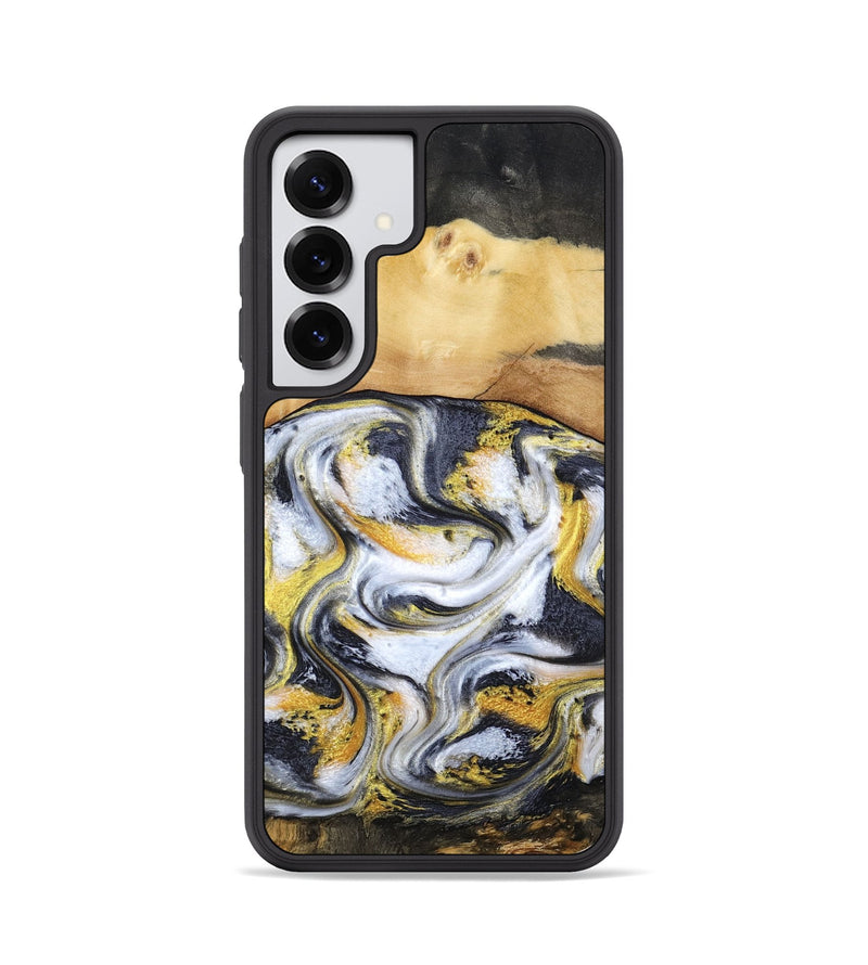 Galaxy S25 Wood Phone Case - Cullen (Black & White, 805778)