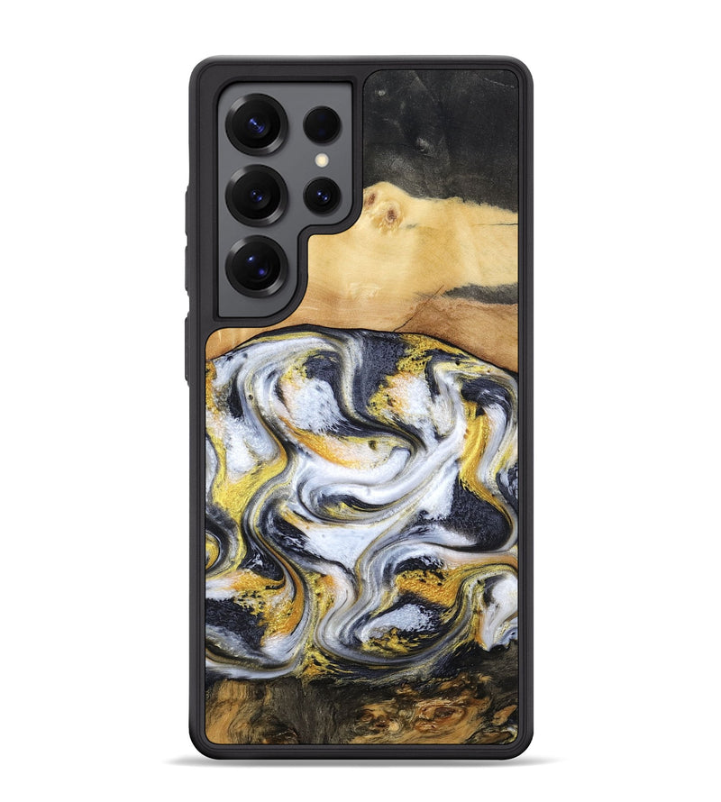 Galaxy S25 Ultra Wood Phone Case - Cullen (Black & White, 805778)