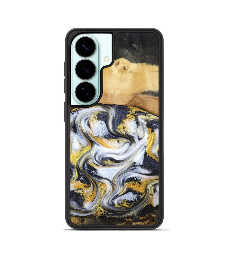 Galaxy S26 Wood Phone Case - Cullen (Black & White, 805778)